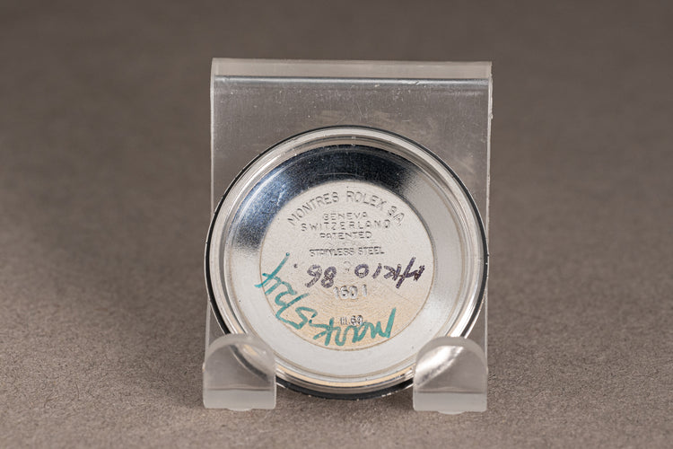 1969 Rolex 1601 Datejust Silver Stick Dial 18k Fluted Bezel folded Jubilee Bracelet