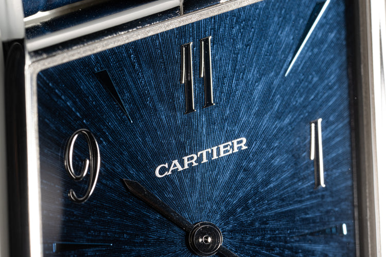 2024 Cartier Platinum 950 Limited Edition Tank Asymétrique Model WGTA0120 Full Set & Box