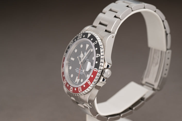 1999 Rolex 16710 GMT Master II Coke Bezel