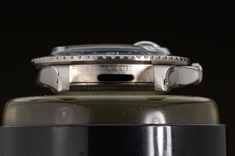 1978 Rolex 1675 GMT "Blueberry" Radial Dial with Box, Papers, Hang Tag, Chrono Tag
