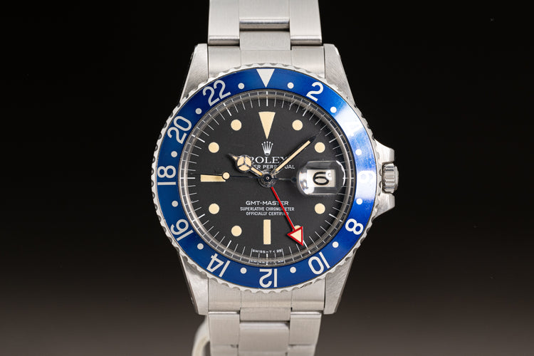1977 Rolex 1675 Radial Dial "Blueberry" GMT Master