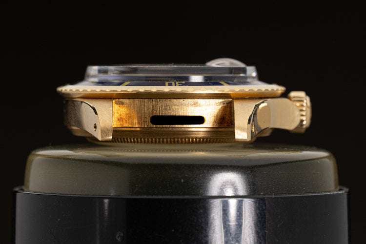 1976 18k Rolex 1680 Submariner Yellow Gold with beautiful Brown color changed Nipple Dial