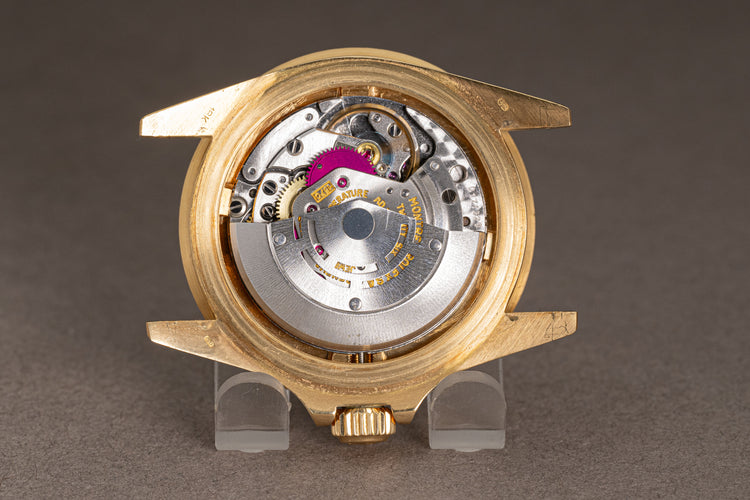 1976 18k Rolex 1680 Submariner Yellow Gold with beautiful Brown color changed Nipple Dial