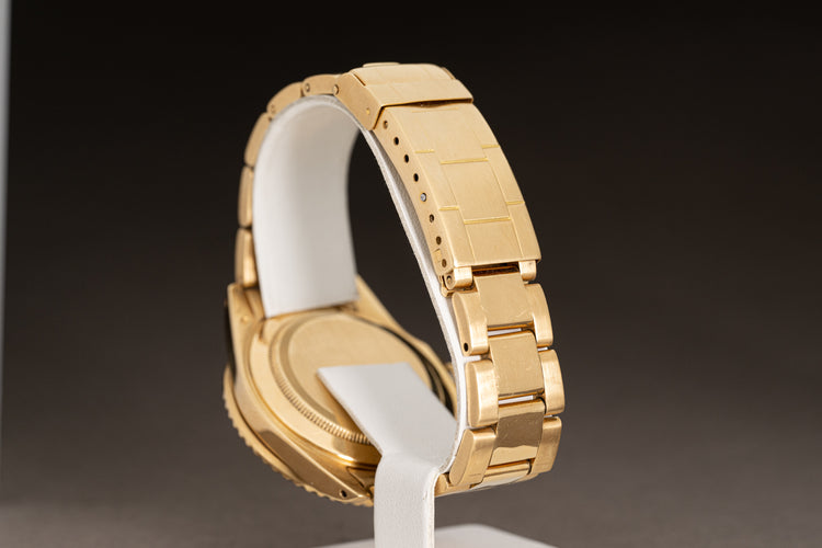 1981 Rolex 16808 18K Submariner Blue Dial with Box