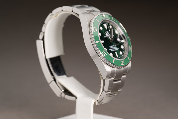 2010 Rolex 116610V Submariner Green "Hulk" Box, Card & Booklets
