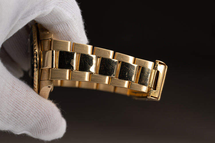 1981 Rolex 16808 18K Submariner Blue Dial with Box