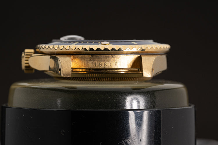 1981 Rolex 16808 18K Submariner Blue Dial with Box