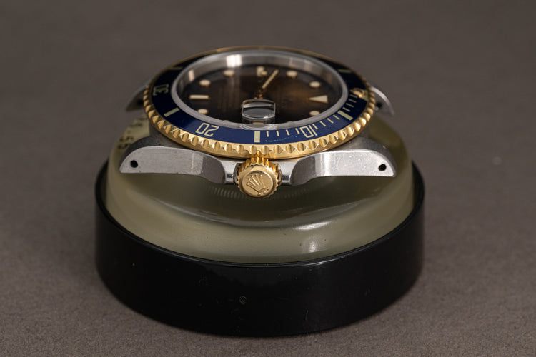 1984 Rolex 16803 18k/ST Tropical Gold Dust Blue Dial Submariner