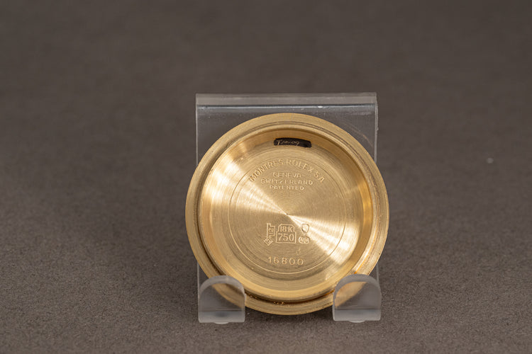 1981 Rolex 16808 18K Submariner Blue Dial with Box