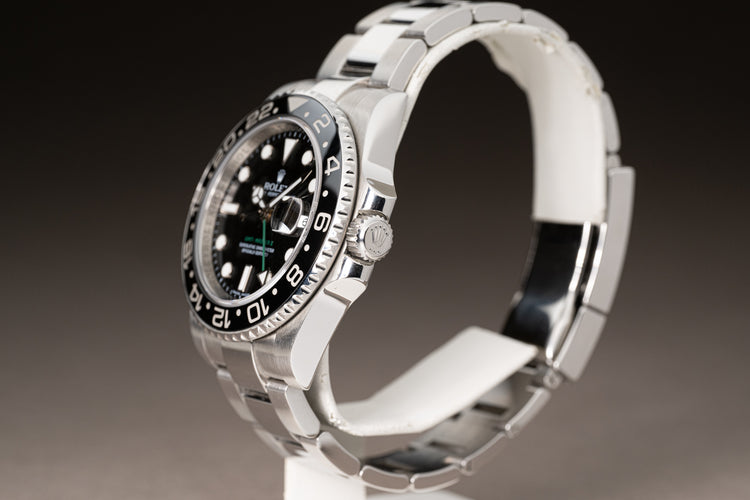 2009 Rolex 116710 Ceramic GMT Master II Box, Card, Hangtags & Booklets