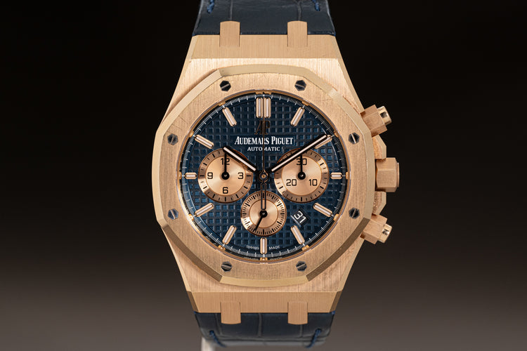2019 Audemars Piguet 41mm Royal Oak 26331OR.OO.D315CR.01 Box, Card, Booklets & Service Papers
