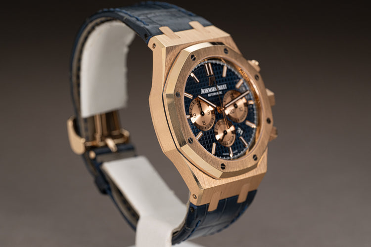 2019 Audemars Piguet 41mm Royal Oak 26331OR.OO.D315CR.01 Box, Card, Booklets & Service Papers