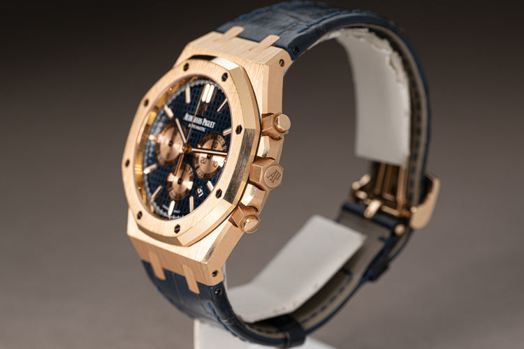 2019 Audemars Piguet 41mm Royal Oak 26331OR.OO.D315CR.01 Box, Card, Booklets & Service Papers