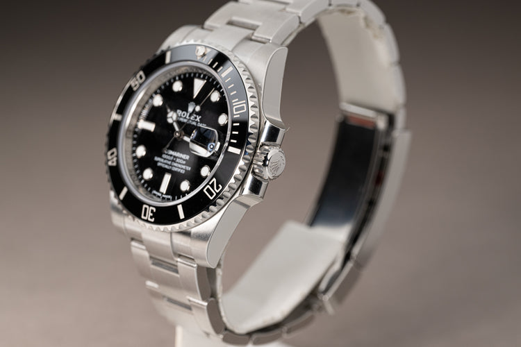 Unworn 2019 Rolex 116610LN Ceramic Bezel "Schlumberger" Submariner Fully Stickered Full Set