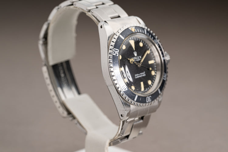 1967 Rolex Submariner 5513 Meters 1st Dial Creamy Hands & Lume Plots