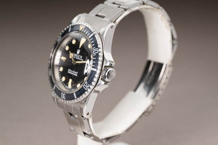 1967 Rolex Submariner 5513 Meters 1st Dial Creamy Hands & Lume Plots