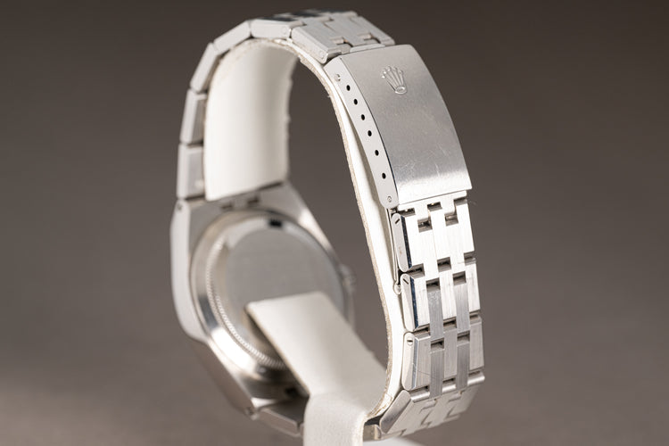 2001 Rolex 17014 Blue Dial Oyster-Quartz Datejust Blue Dial w/ Box, Wallet, Calendar and Papers