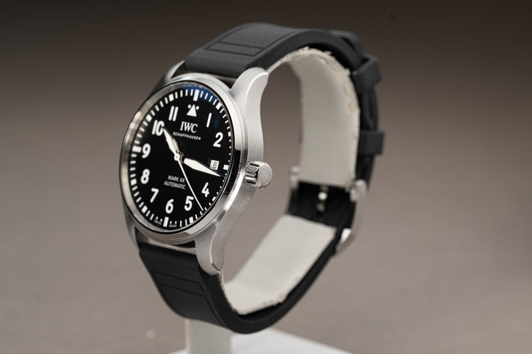 2022 IWC Pilot Watch Automatic Mark XX w/ Box, Warranty Card Extra Strap & Booklets