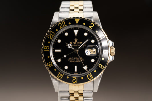 1979 Rolex 18K/ST GMT Master 16753 Jubilee Bracelet Box, Papers & Booklets