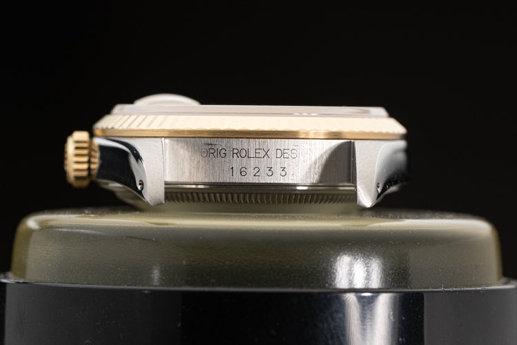 1991 Rolex 18k/ST Datejust Computer Dial Jubilee Bracelet Rolex Service Card