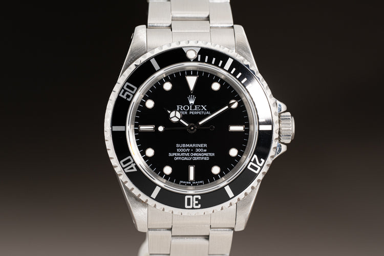 1990 Rolex 14060 Submariner 4 Liner