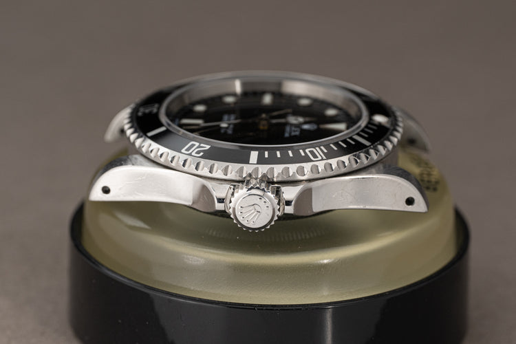 1999 Rolex 14060 Submariner Dial 2 Liner Box, Wallet Hang Tags & Chrono Tag