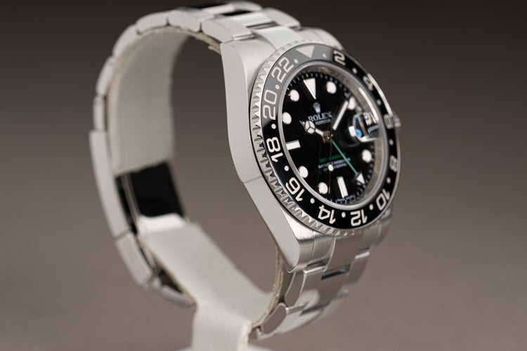 2010 Rolex GMT Master II 116710LN Full Set & Service Papers