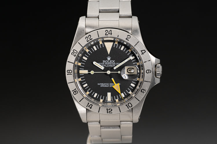 1977 Rolex Explorer II 1655 Orange Hand Rail Dial