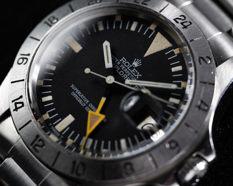 1977 Rolex Explorer II 1655 Orange Hand Rail Dial