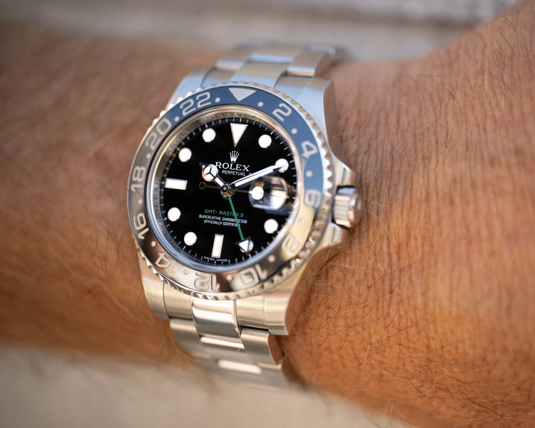 2009 Rolex 116710 Ceramic GMT Master II Box, Card, Hangtags & Booklets