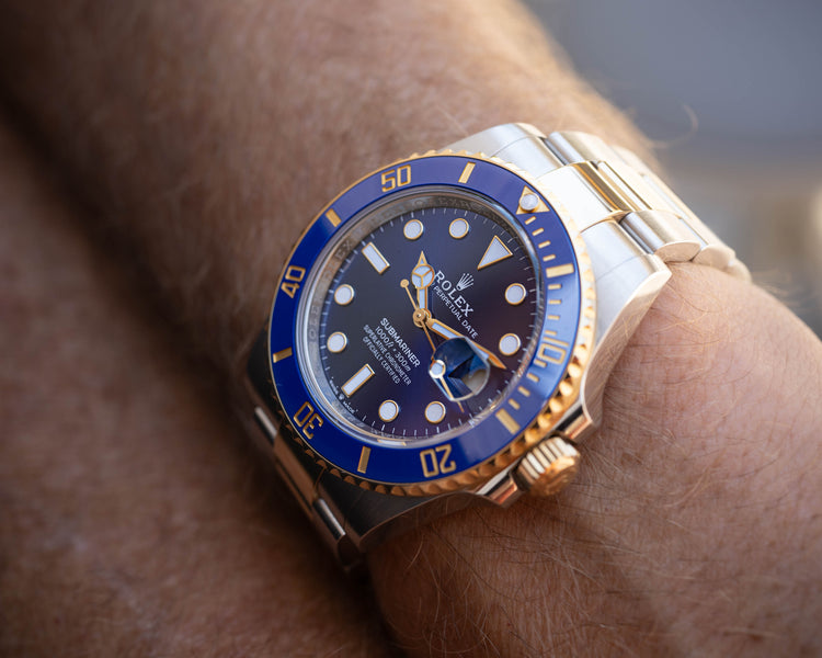 2021 Rolex Blue Dial Submariner 18k/St Model 126613LB Box, Card, Booklets & Hangtags