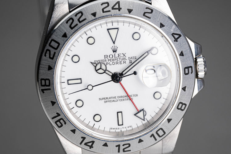1997 Rolex Explorer II 16570 Polar Dial Full Set