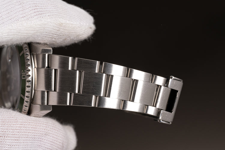 2009 Rolex Faded Green Bezel Submariner 16610T