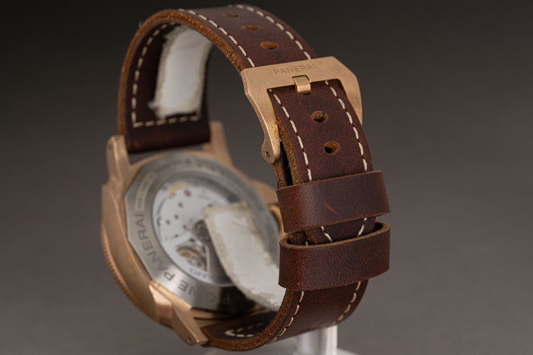 2021 Panerai PAM00968 Bronze Submersible Automatic Full Set, Booklets, Straps, Tool & Papers
