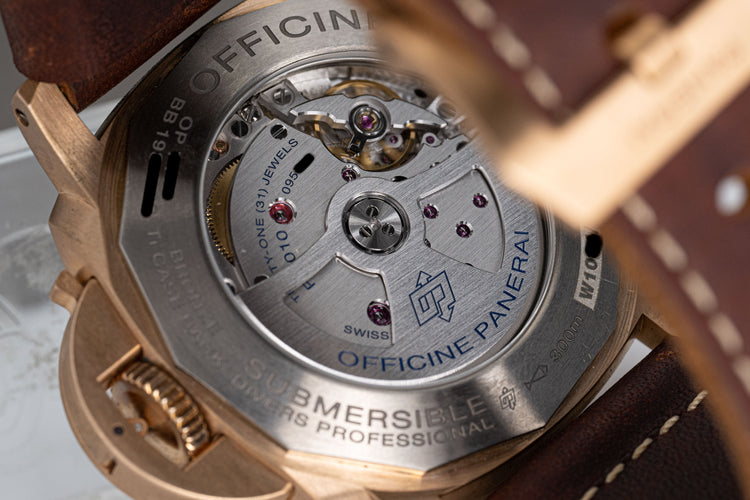 2021 Panerai PAM00968 Bronze Submersible Automatic Full Set, Booklets, Straps, Tool & Papers
