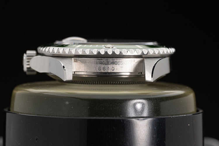 2005 Rolex 16610 Submariner Green Bezel with Rolex Service Card