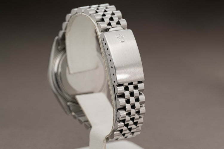 1983 Rolex 16014 Datejust Silver Linen Dial w/Creamy Lume Markers and Hands