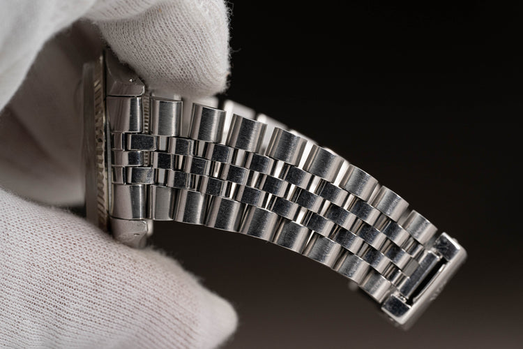 1983 Rolex 16014 Datejust Silver Linen Dial w/Creamy Lume Markers and Hands