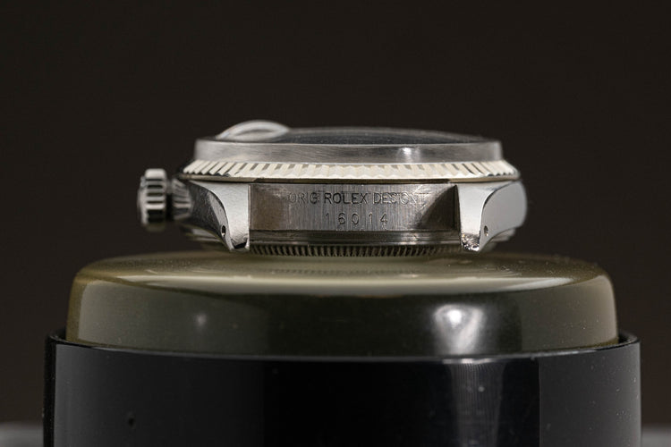 1983 Rolex 16014 Datejust Silver Linen Dial w/Creamy Lume Markers and Hands