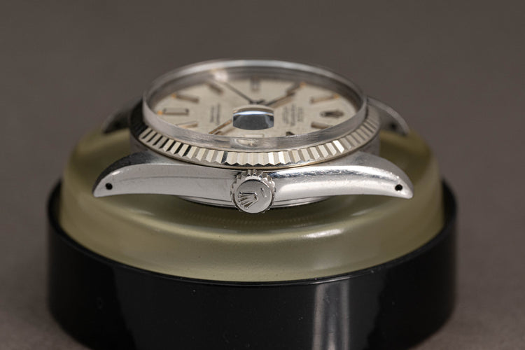 1983 Rolex 16014 Datejust Silver Linen Dial w/Creamy Lume Markers and Hands