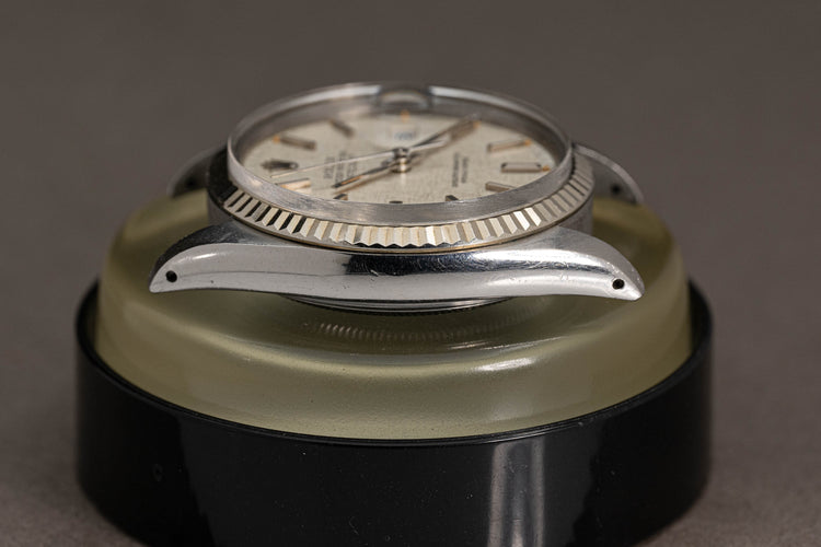 1983 Rolex 16014 Datejust Silver Linen Dial w/Creamy Lume Markers and Hands