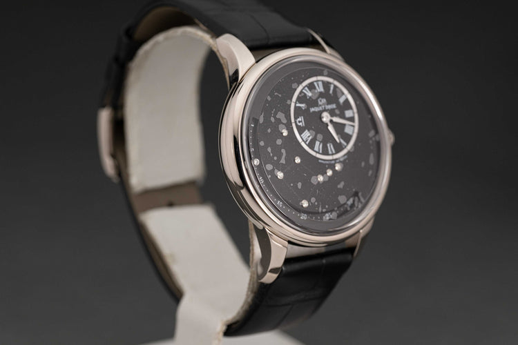 Jaquet Droz Date Astrale Zodiac Libra 18k WG Box & Papers 8/8