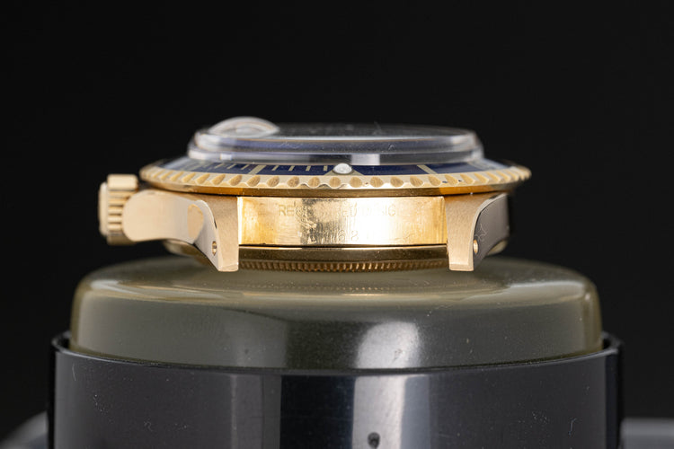 1978 Rolex 18k Submariner 1680 Blue Dial on Blue Nato strap