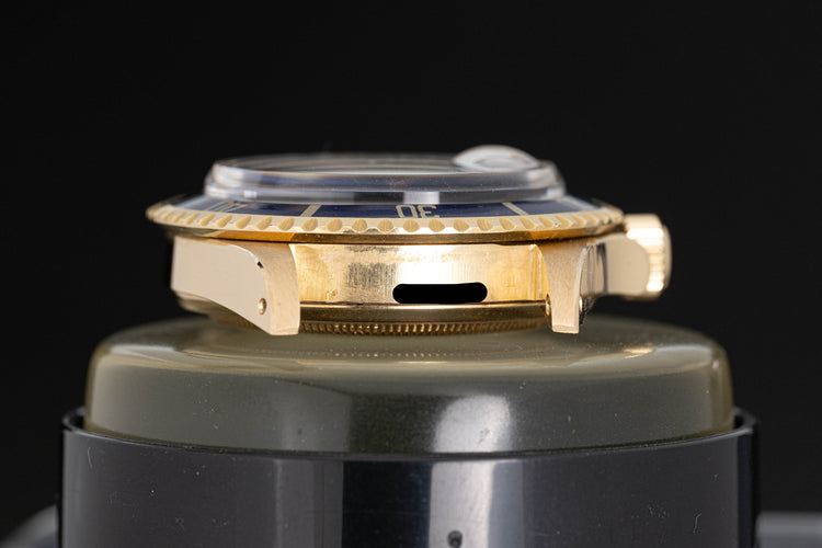 1978 Rolex 18k Submariner 1680 Blue Dial on Blue Nato strap