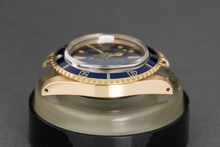 1978 Rolex 18k Submariner 1680 Blue Dial on Blue Nato strap