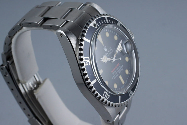 1969 Rolex Red Submariner 1680 Mark II Meters First Dial
