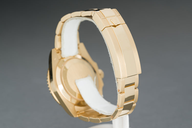 2019 Rolex 116618LB 18k Submariner Blue Dial Oyster Bracelet, Full Set