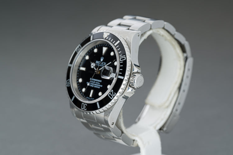 1995 Rolex Submariner 16610 Box, Papers, Booklets & Hangtag