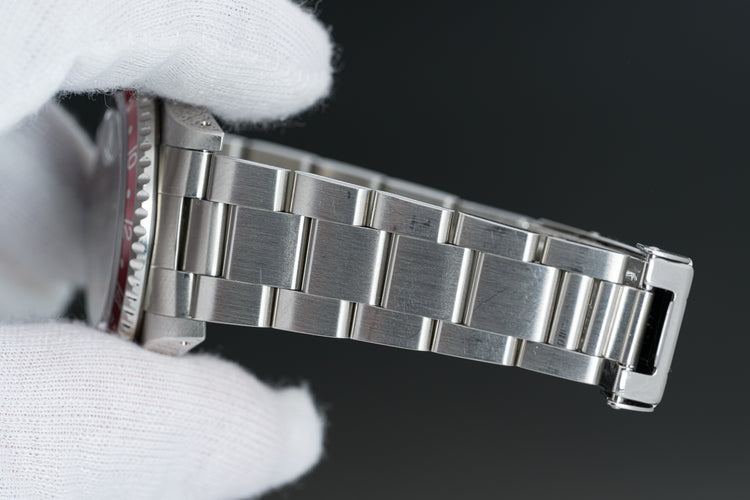 1991 Rolex 16710 GMT Master II Pepsi bezel Insert Oyster Bracelet