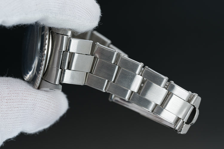 1971 Rolex 5513 Submariner Serif Dial Creamy Patina Original C&I Bracelet